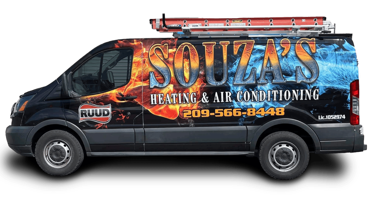 Souza's Heating & Air Conditioning Van.