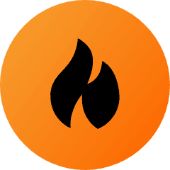 Heating services icon.